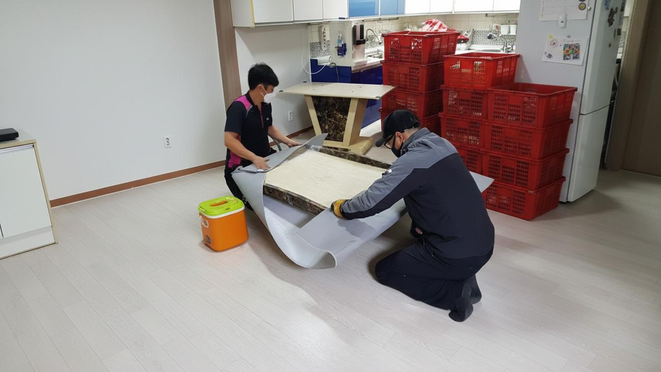 사다리차와 전용 포장으로 안전하고 신속한 이사